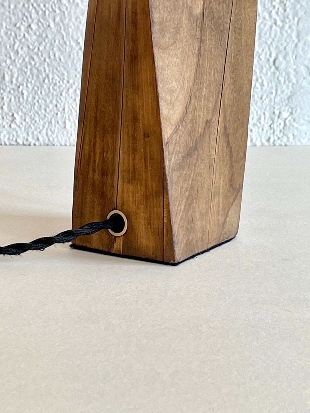 Wooden Twist Lamp