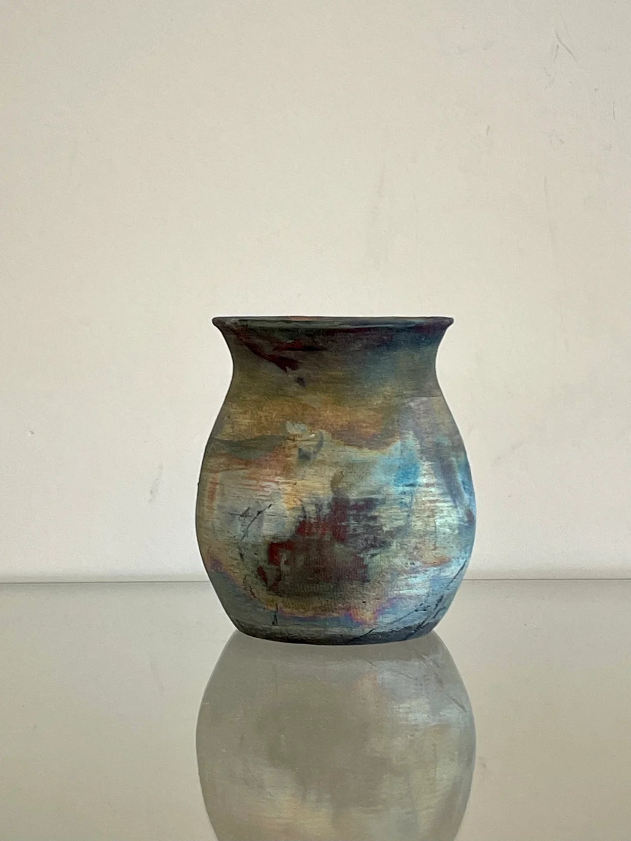 Raku Vase